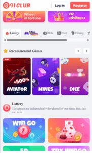 91 club home page