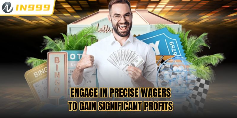 Engage in precise wagers to gain significant profits