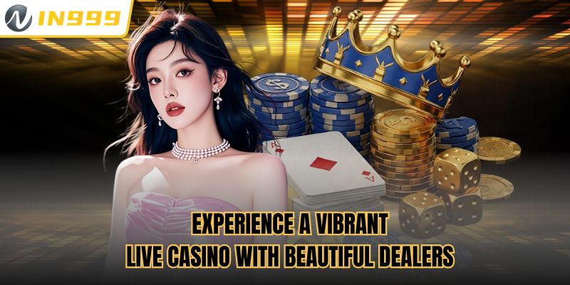 Experience a vibrant live casino with beautiful dealers