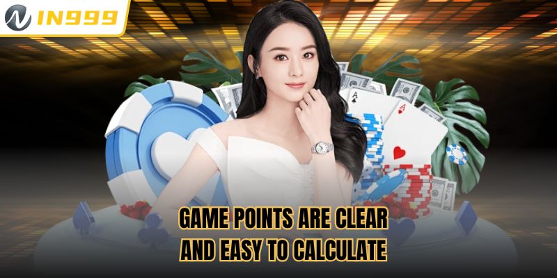 Game points are clear and easy to calculate