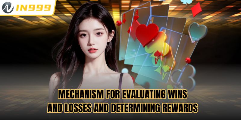 Mechanism for evaluating wins and losses and determining rewards