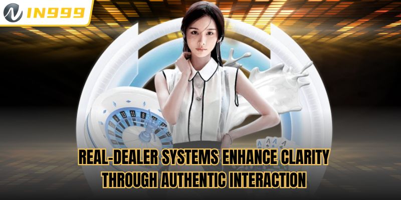 Real-dealer systems enhance clarity through authentic interaction