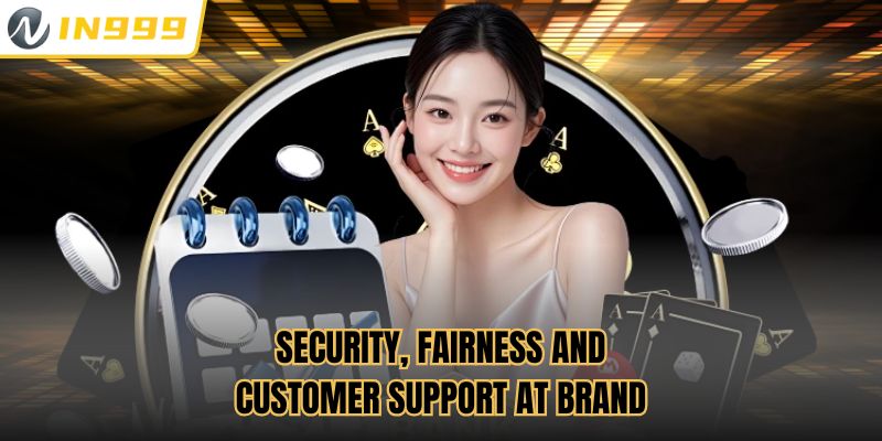 Security, fairness and customer support at brand