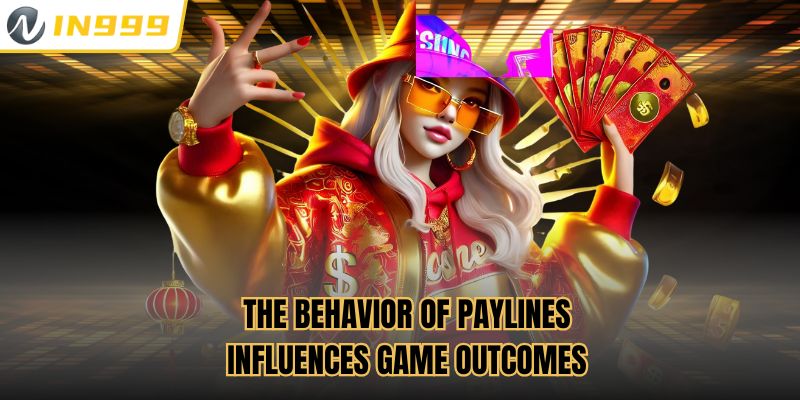 The behavior of paylines influences game outcomes