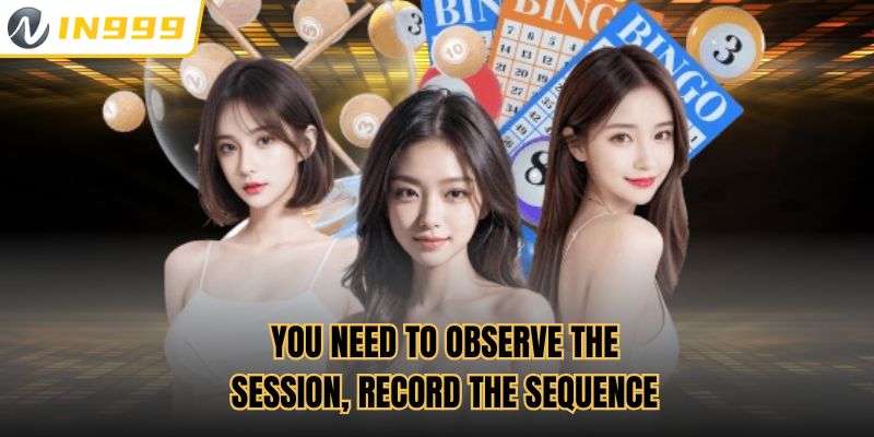 You need to observe the session, record the sequence